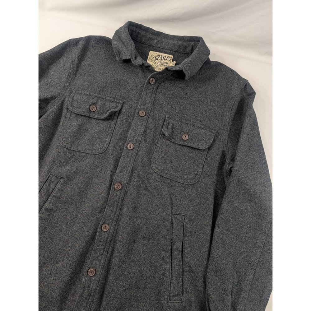 Grayers Men's Cold Weather Rated Cotton Button Front Jacket w/ Pockets M Heavy